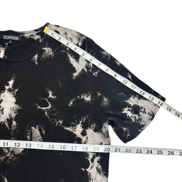 Elwood | Men | Stone Tie Dye Tall Drop Cut Cotton Short Sleeve Tee | Medium - Picture 5 of 9